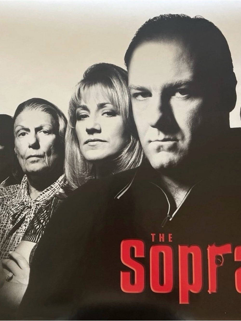 The Sopranos Red Logo Black & White Poster Aprox Size 24x36 Inches